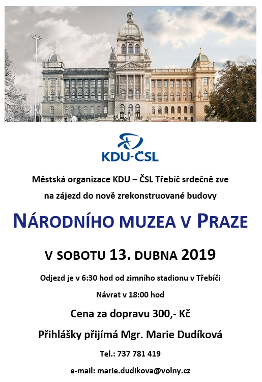 Zájezd 2019 do Národního muzea